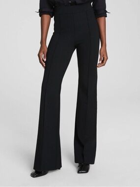 Spanx The Perfect Pant in Navy Blue, Hi-Rise Flare - size XL Tall